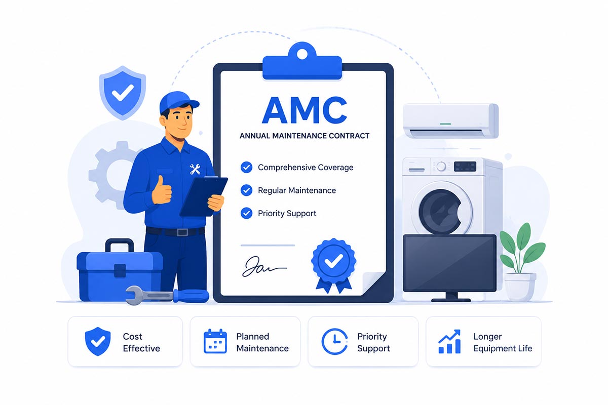 Automated AMC Tracking and Service Reminders